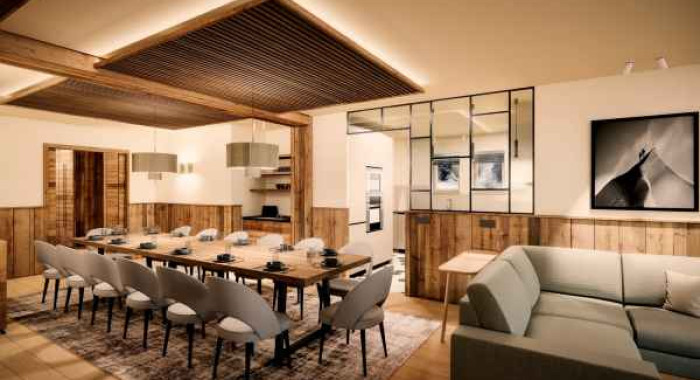 Jungfrau Suite, La Plagne: Centre ski chalet, image 3